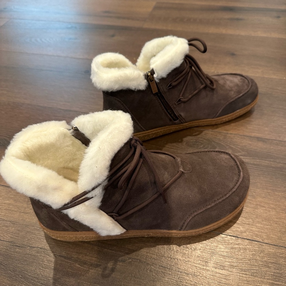 New Mens Earth Fleet Cold Weather Lace-up Casual Booties